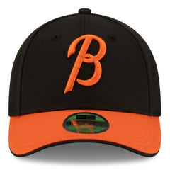 Black/Orange Baltimore Orioles New Era Player Replica 9FORTY Adjustable Hat