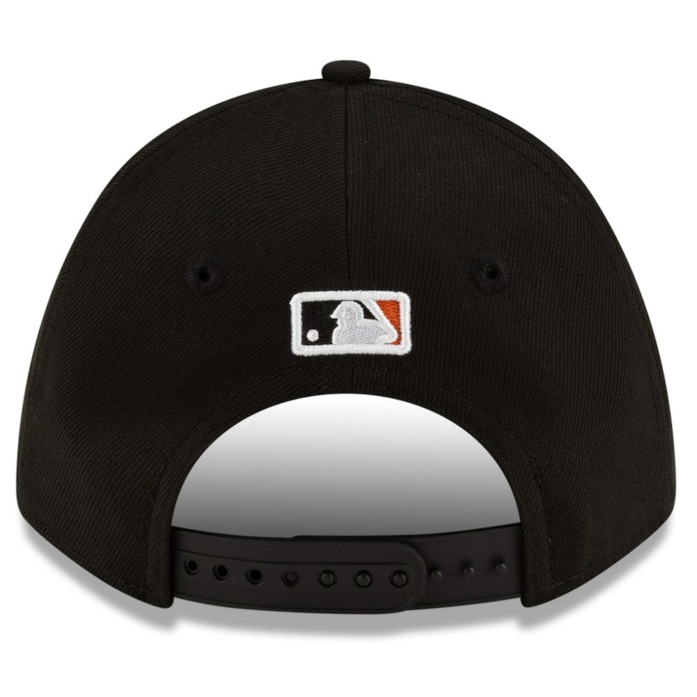 Black/Orange Baltimore Orioles New Era Player Replica 9FORTY Adjustable Hat
