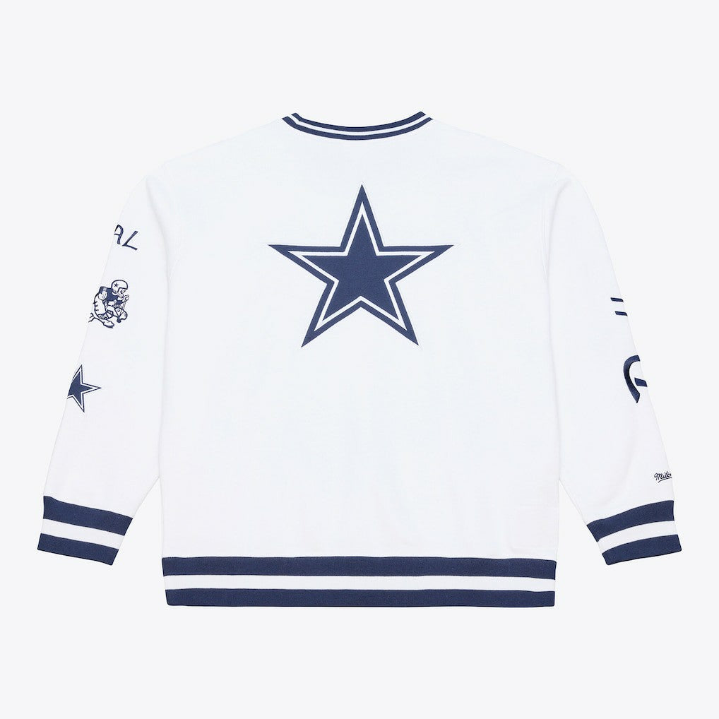 White Out Fleece Sweatshirt - Dallas Cowboys Sweatshirts