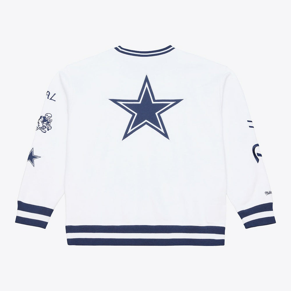 White Out Fleece Sweatshirt - Dallas Cowboys Sweatshirts