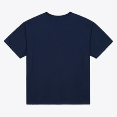 Navy Seattle Mariners Mitchell & Ness Script Sweep Arch T-Shirt
