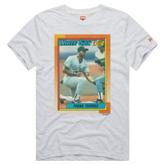 Ash Frank Thomas Chicago White Sox Homage Unisex 1990 Topps Baseball Rookie Tri-Blend T-Shirt