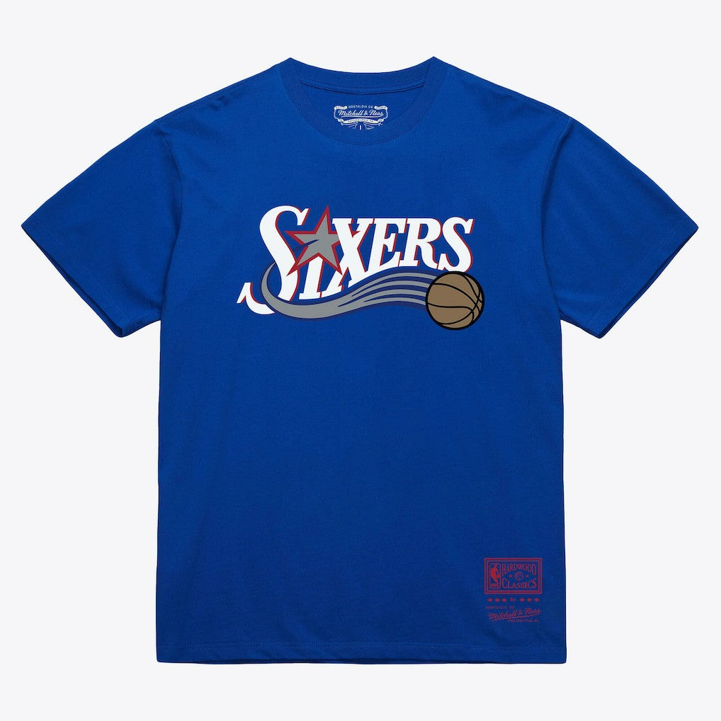 Mitchell & Ness Philadelphia 76ers Unisex Hardwood Classics Arch T-Shirt