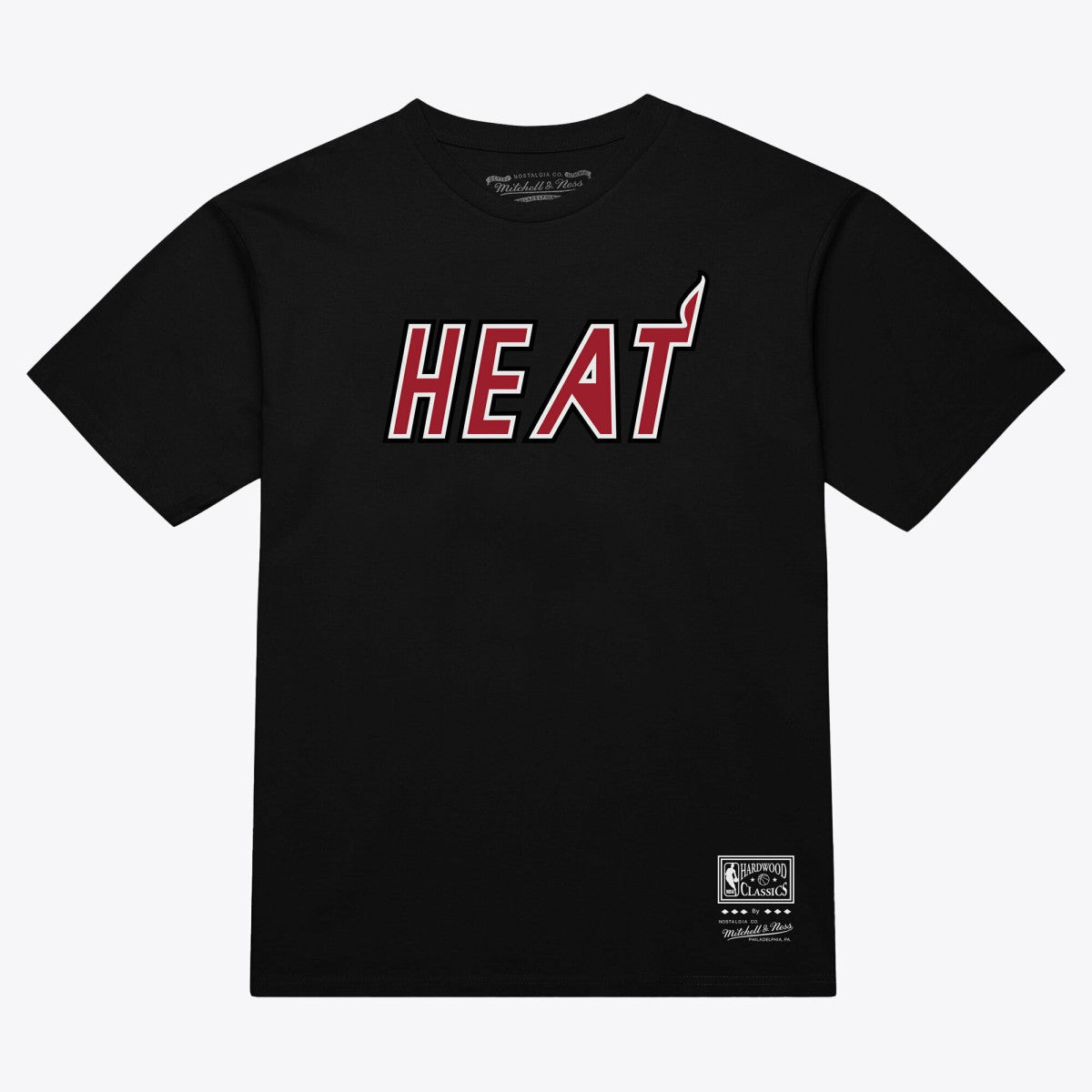 Mitchell & Ness Miami Heat Unisex Wordmark T-Shirt