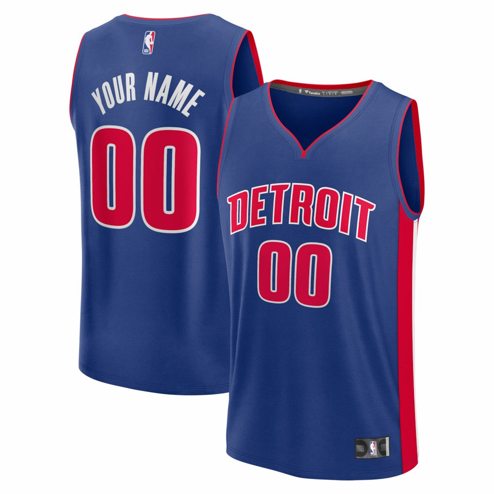 Fanatics Detroit Pistons Youth Fastbreak Custom Jersey sale