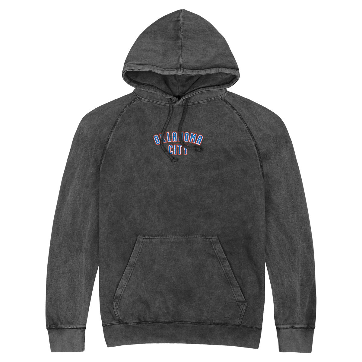 Oklahoma City Thunder Stadium Essentials Unisex Get Back Vintage Raglan Hoodie