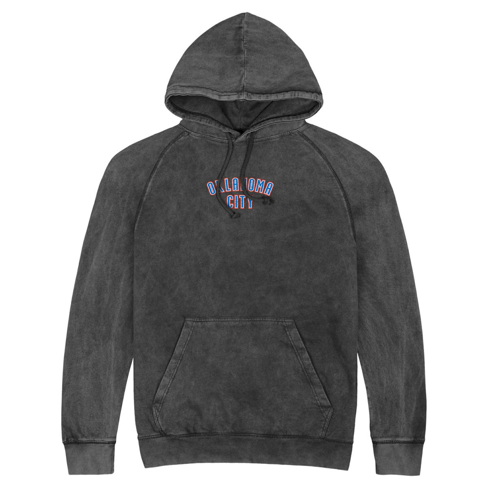 Oklahoma City Thunder Stadium Essentials Unisex Get Back Vintage Raglan Hoodie