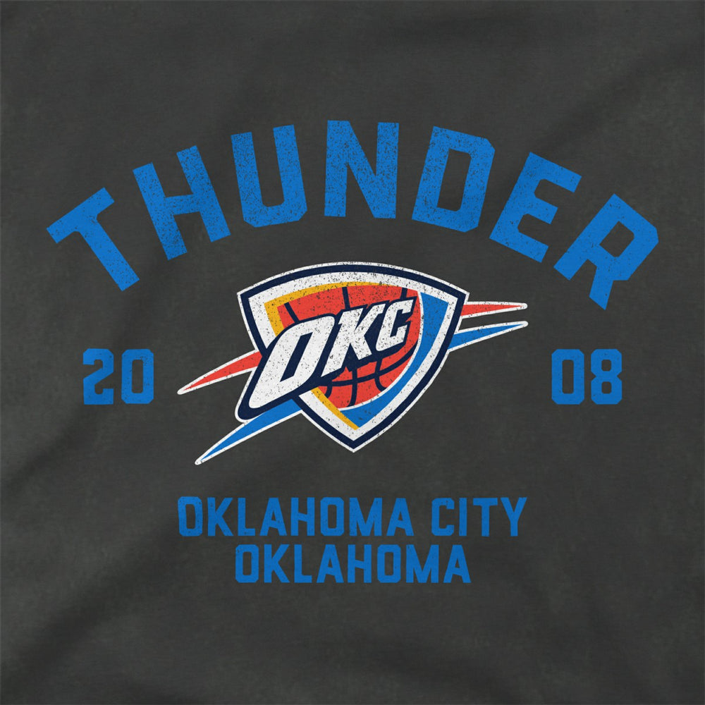 Oklahoma City Thunder Stadium Essentials Unisex Get Back Vintage Raglan Hoodie