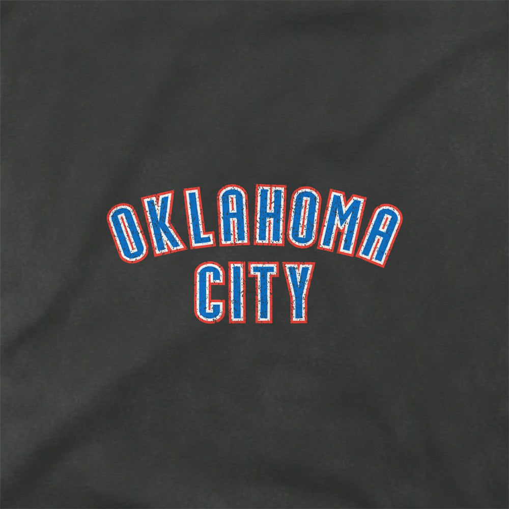 Oklahoma City Thunder Stadium Essentials Unisex Get Back Vintage Raglan Hoodie