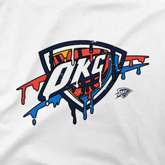 Oklahoma City Thunder Stadium Essentials Women's Ice Cream Cropped Hoodie