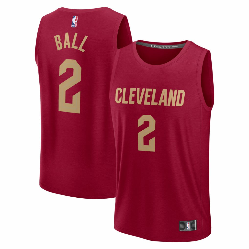 Fanatics Lonzo Ball Cleveland Cavaliers Fast Break Replica Jersey sale