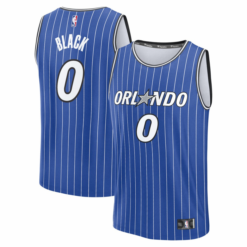 Fanatics Anthony Black Orlando Magic Fast Break Replica Jersey