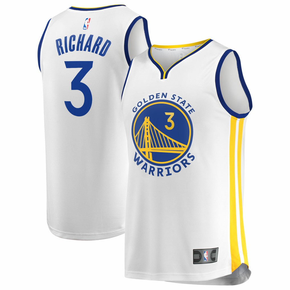 Fanatics Will Richard Golden State Warriors Fast Break Replica Jersey sale
