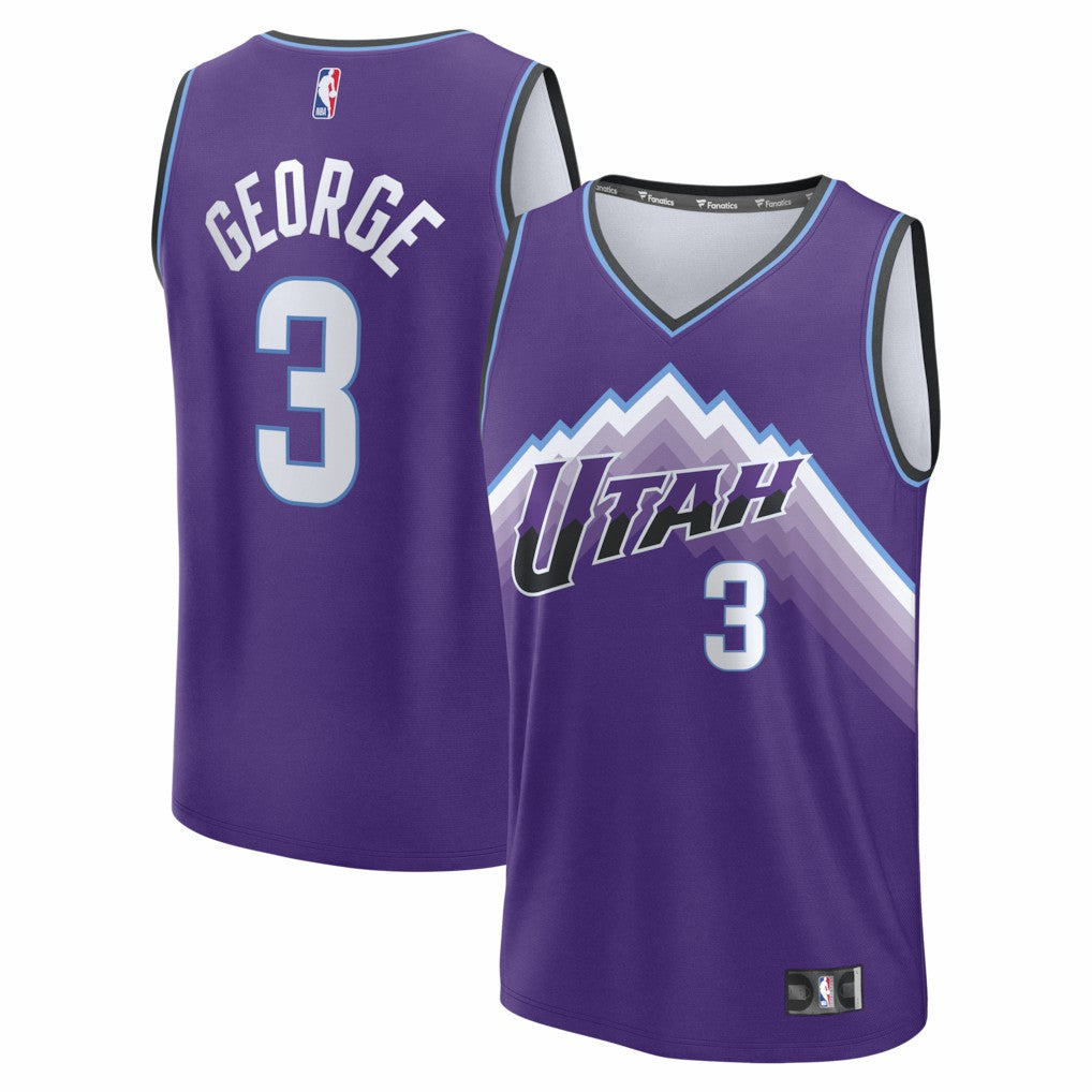 Fanatics Keyonte George Utah Jazz Fast Break Replica Jersey