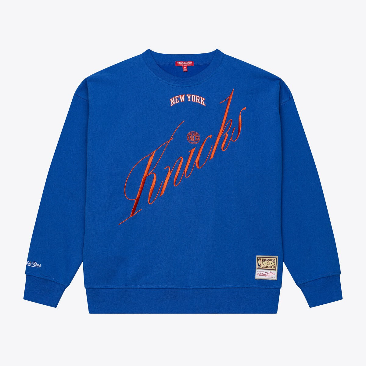 Mitchell & Ness New York Knicks Women's Hardwood Classics Script Lightweight Sweatshirt