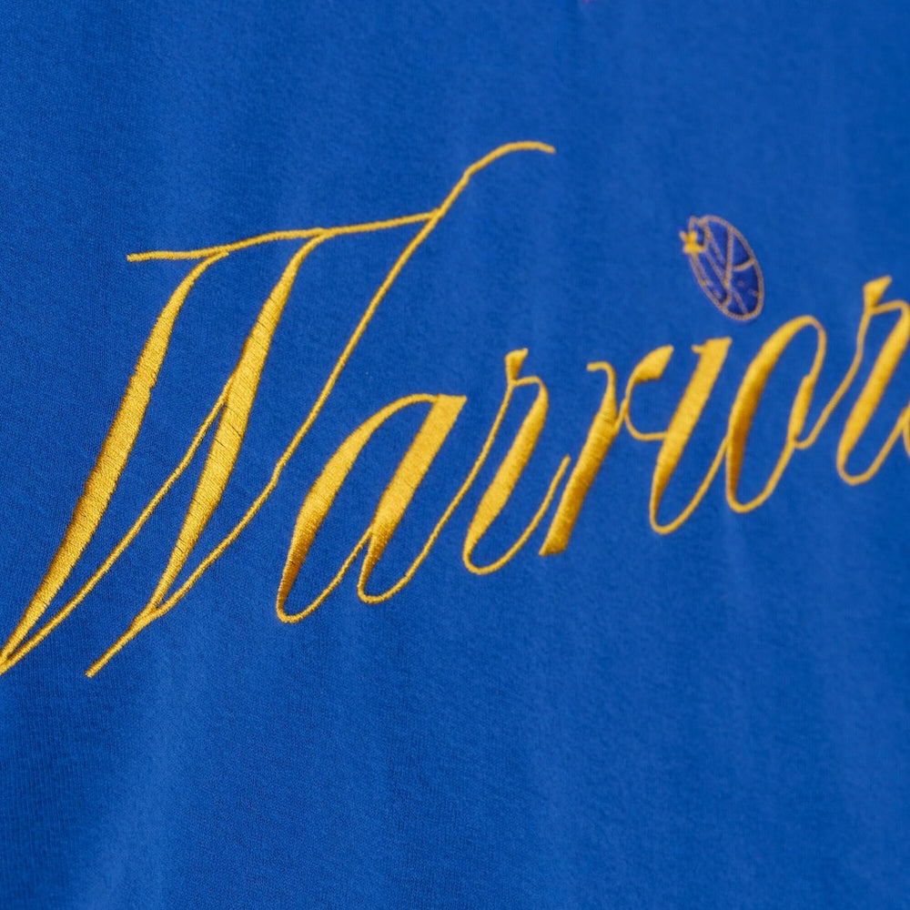 Mitchell & Ness Golden State Warriors Women's Hardwood Classics Script Lightweight Sweatshirt sale