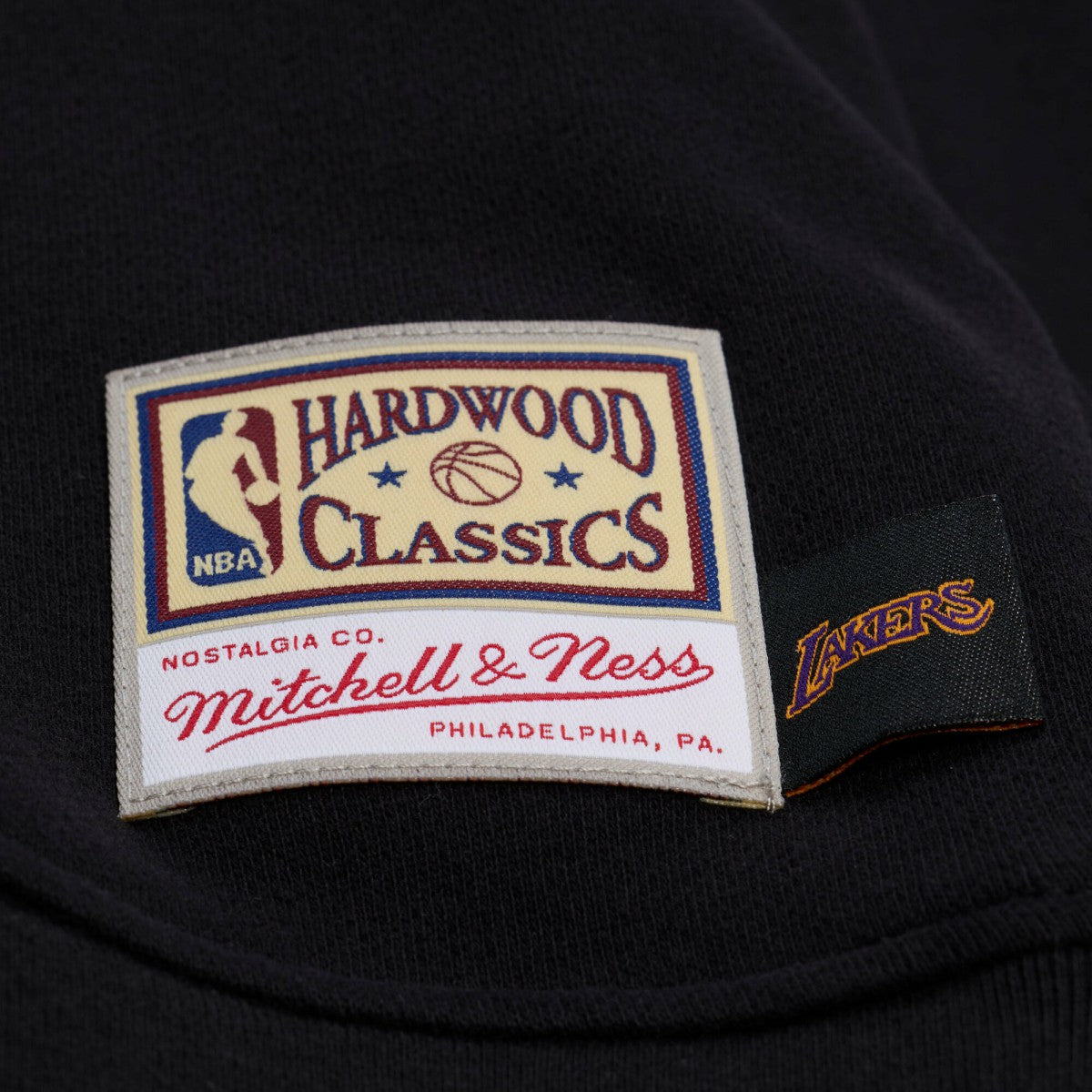 Mitchell & Ness Los Angeles Lakers Women's Hardwood Classics Script Lightweight Sweatshirt