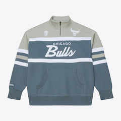 Mitchell & Ness Chicago Bulls Thunderstorm Head Coach Quarter-Zip Jacket