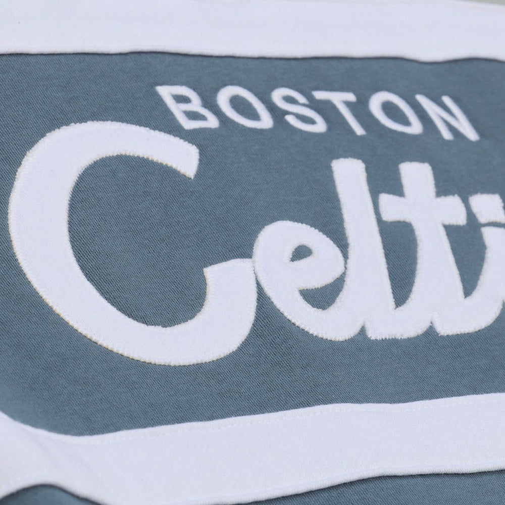 Mitchell & Ness Boston Celtics Thunderstorm Head Coach Quarter-Zip Jacket