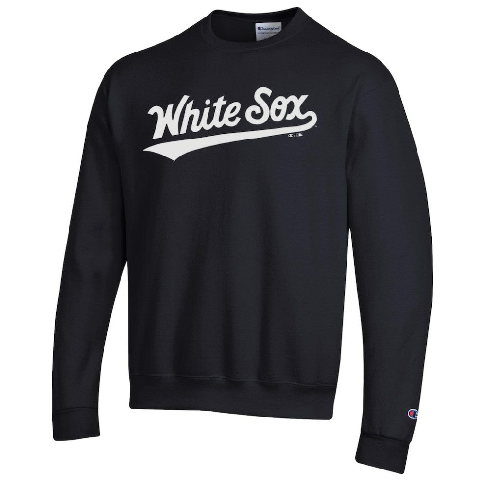 Black Chicago White Sox Champion Powerblend Wordmark Sweatshirt