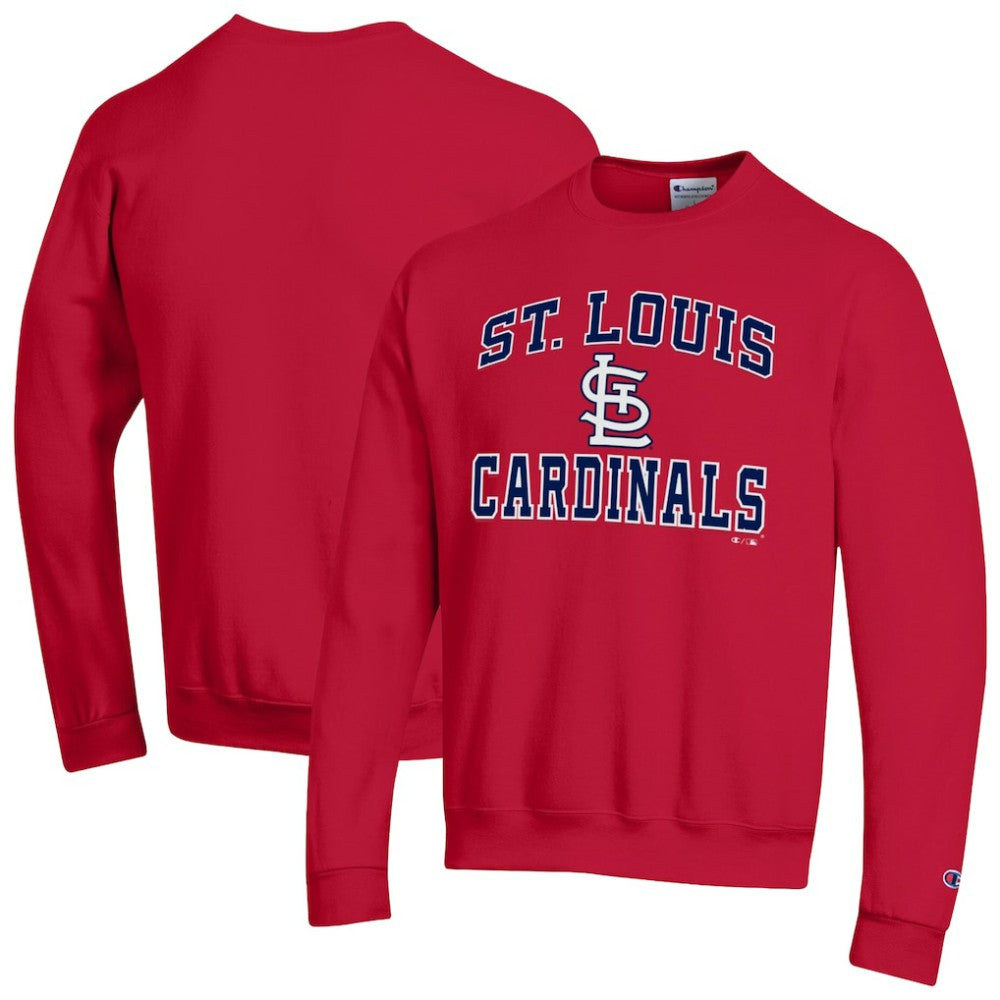 Red St. Louis Cardinals Champion Heart & Soul Powerblend Sweatshirt