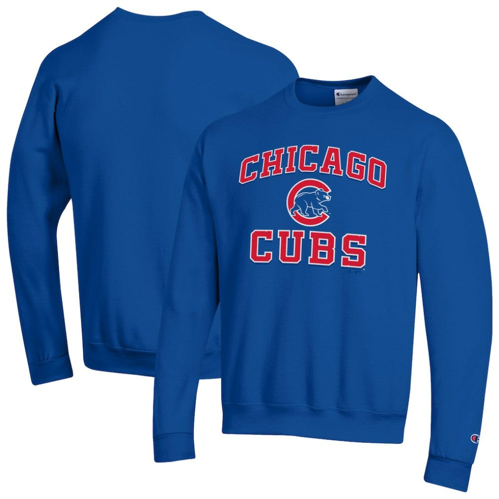 Royal Chicago Cubs Champion Heart & Soul Powerblend Sweatshirt