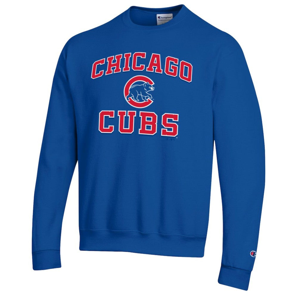 Royal Chicago Cubs Champion Heart & Soul Powerblend Sweatshirt
