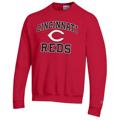Red Cincinnati Reds Champion Heart & Soul Powerblend Sweatshirt