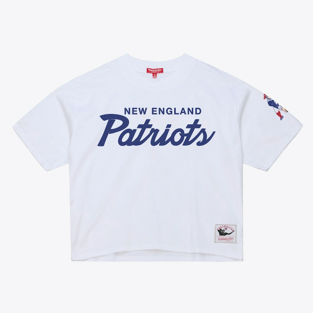 Women's Head Coach Cropped T-Shirt - New England Patriots T-shirts