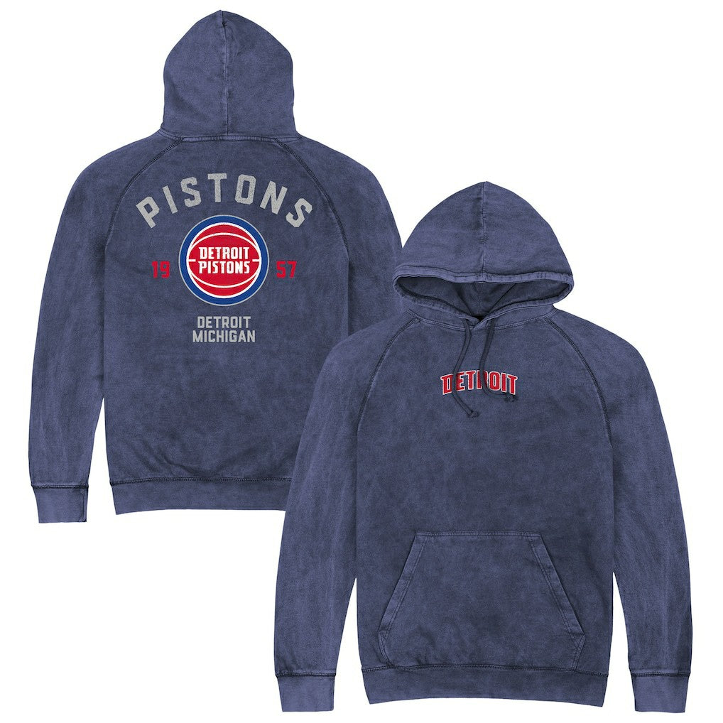 Detroit Pistons Stadium Essentials Unisex Get Back Vintage Raglan Hoodie sale