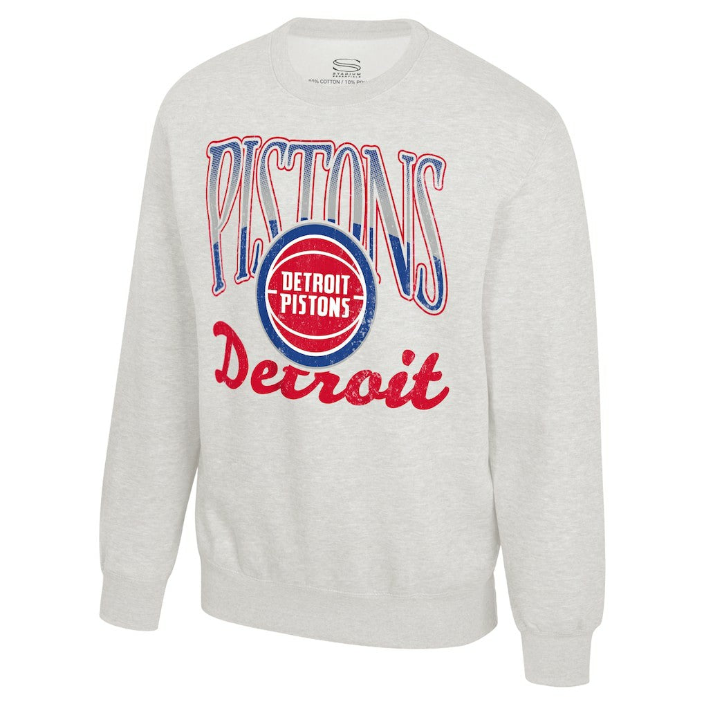 Detroit Pistons Stadium Essentials Unisex Sky High Fleece Sweatshirt sale