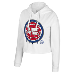 Detroit Pistons Stadium Essentials Women's Ice Cream Cropped Hoodie sale