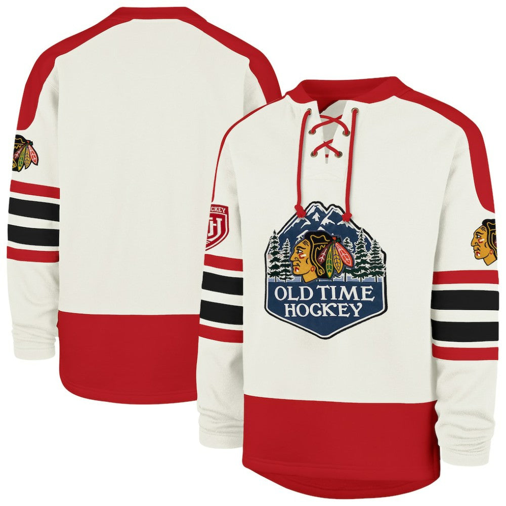 NHL Chicago Blackhawks '47 Pond Hockey Trio Eternal Lacer Sweatshirt