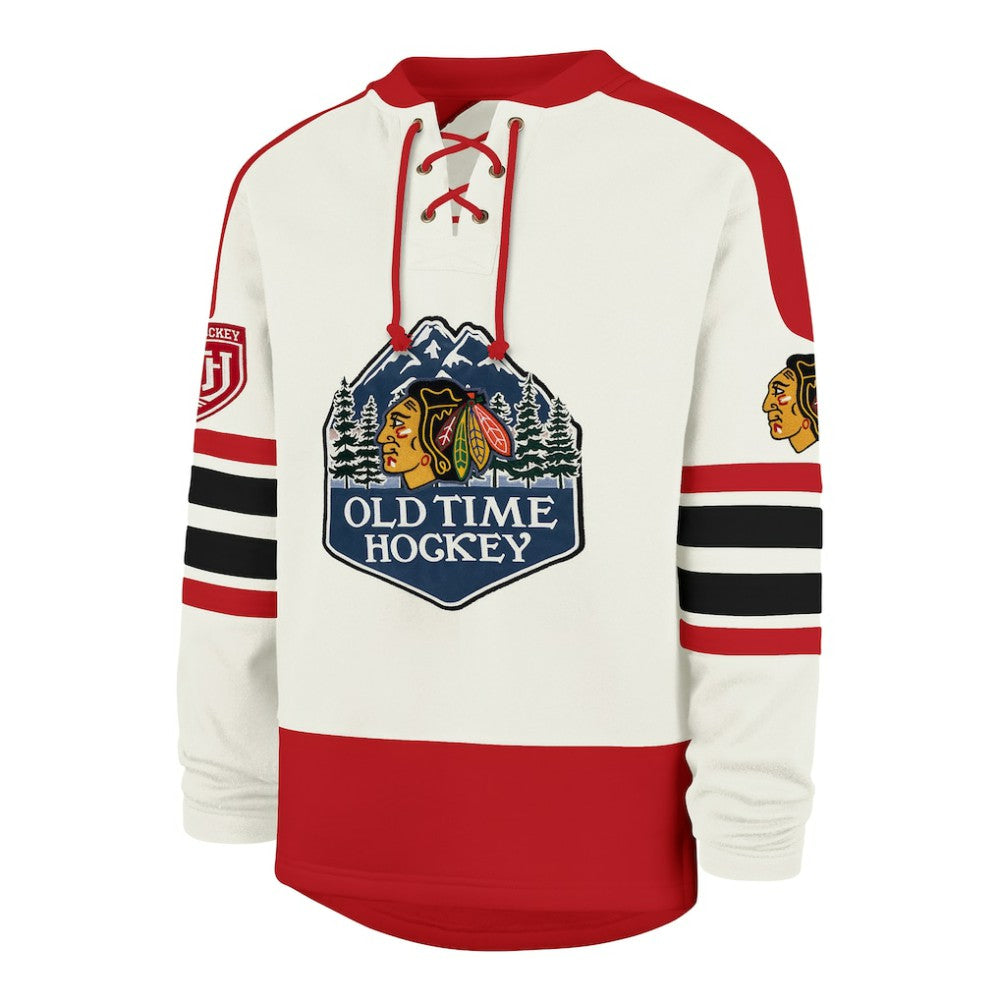 NHL Chicago Blackhawks '47 Pond Hockey Trio Eternal Lacer Sweatshirt