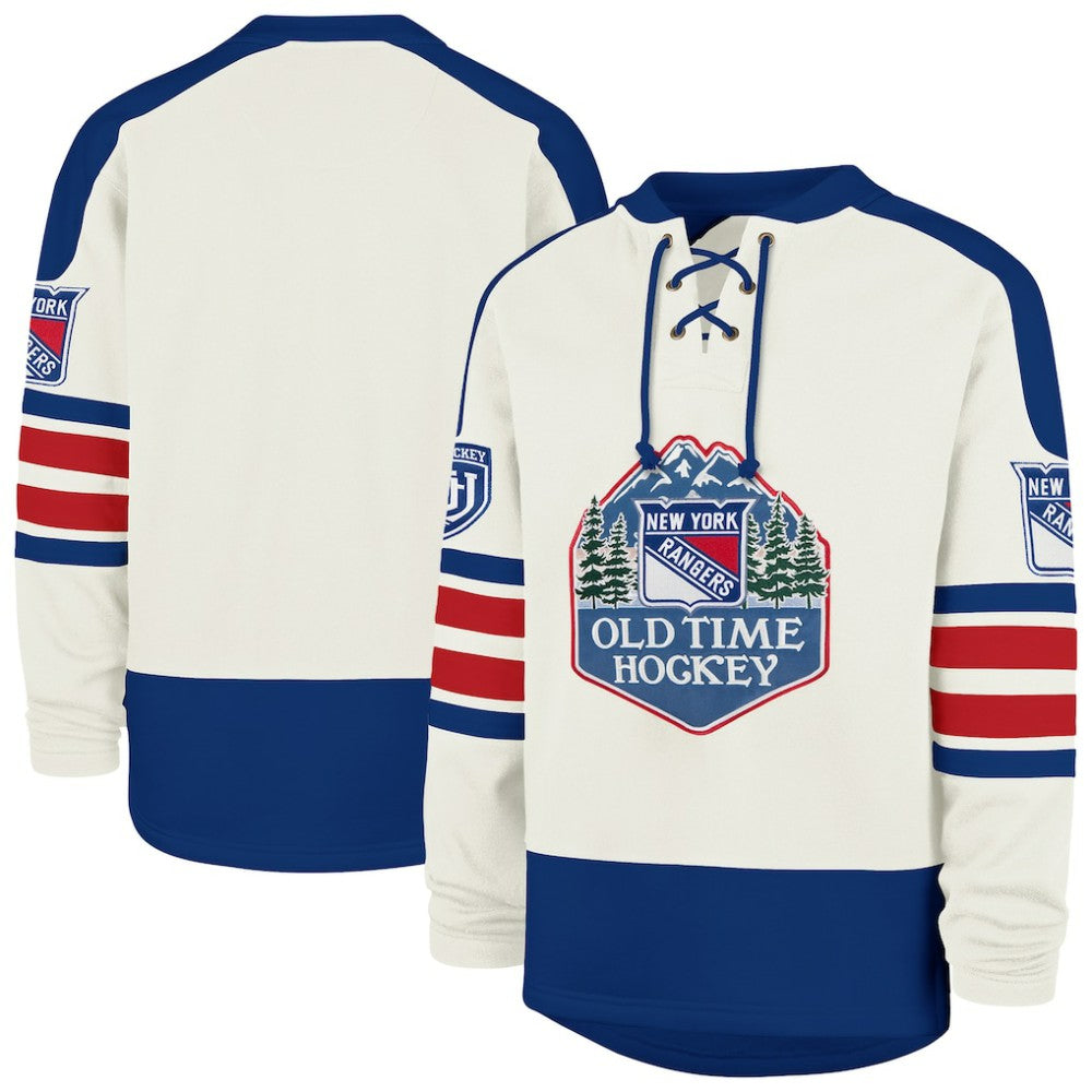 NHL New York Rangers '47 Pond Hockey Trio Eternal Lacer Sweatshirt