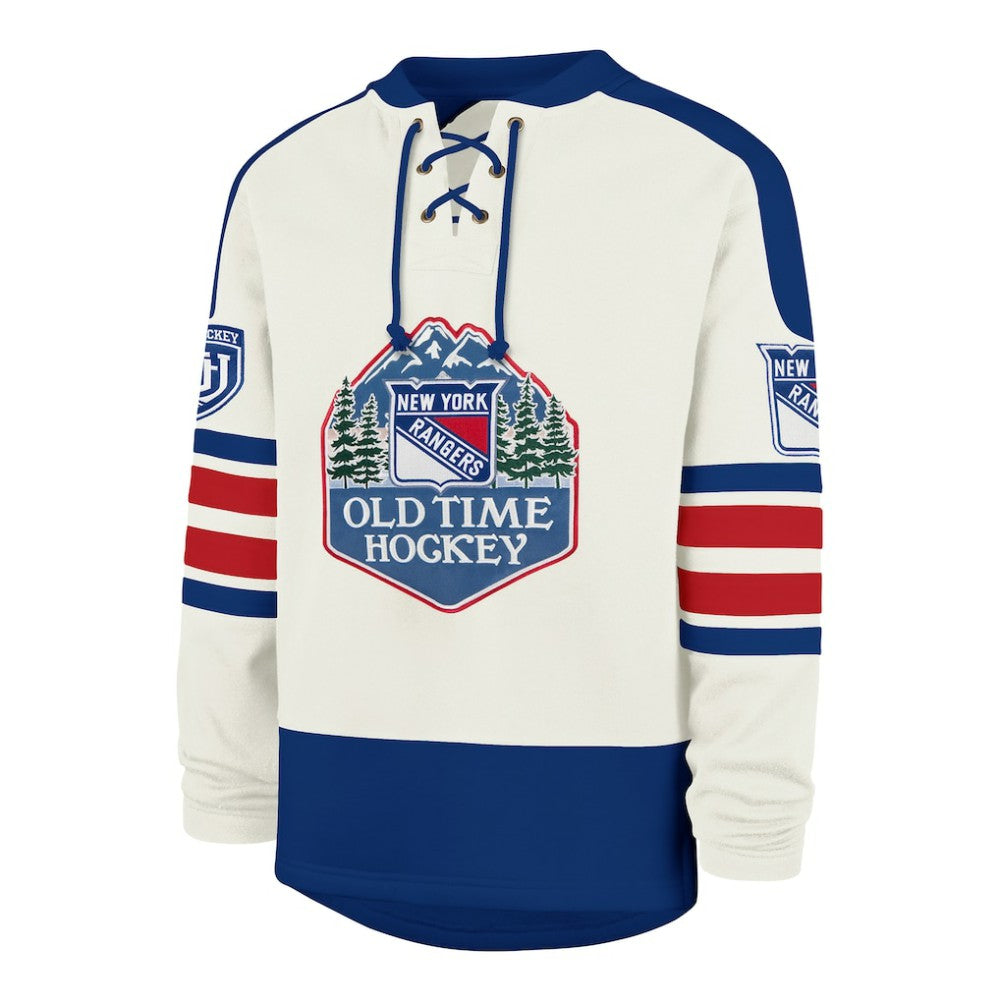 NHL New York Rangers '47 Pond Hockey Trio Eternal Lacer Sweatshirt