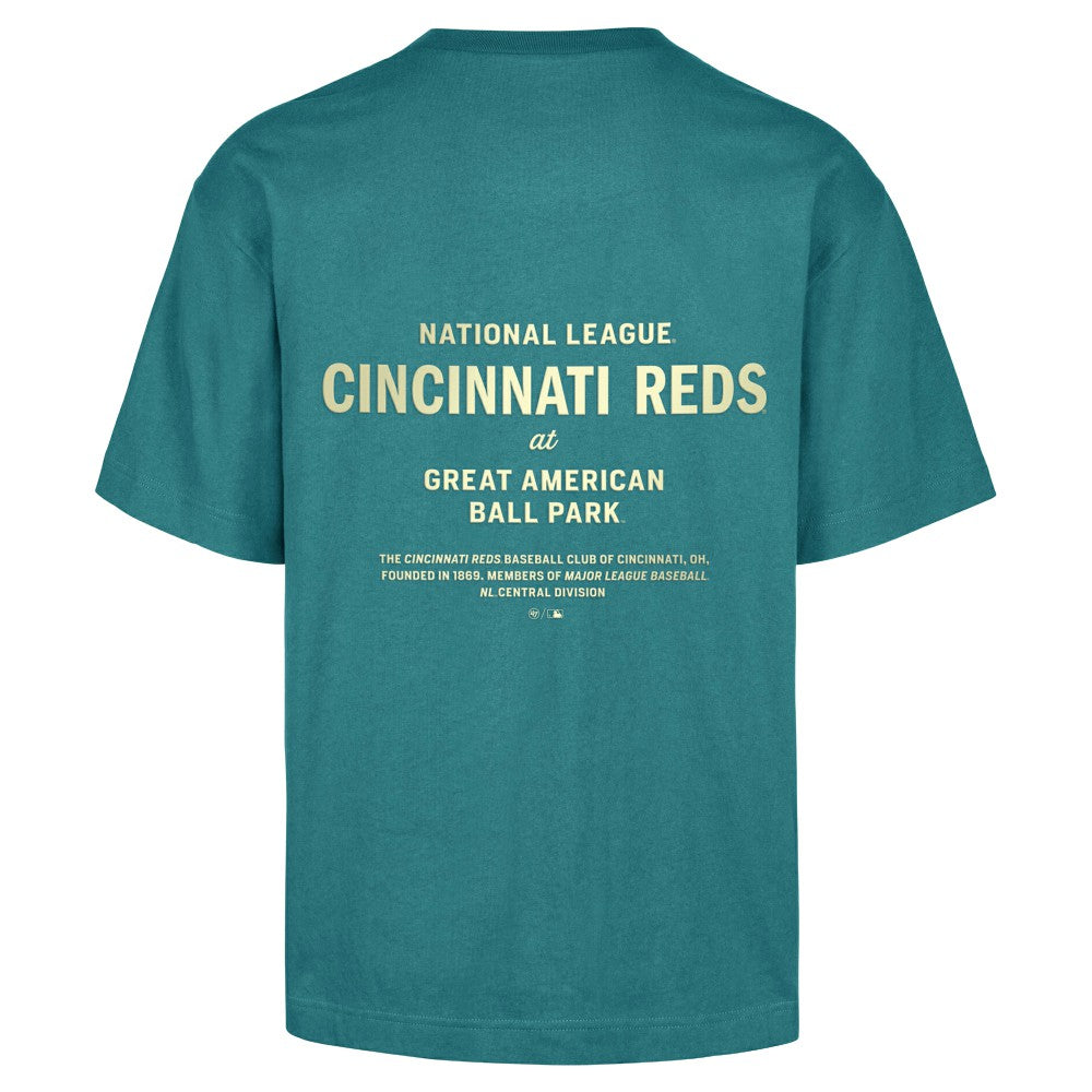 Hunter Green Cincinnati Reds '47 Leon Foundation T-Shirt