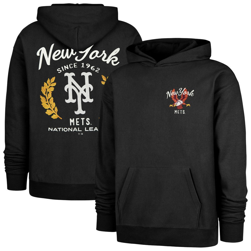 Black New York Mets '47 Souvenir Laurels Foundation Hoodie