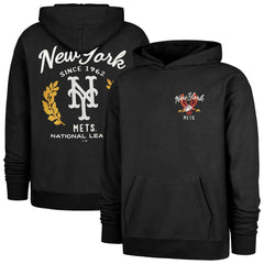 Black New York Mets '47 Souvenir Laurels Foundation Hoodie