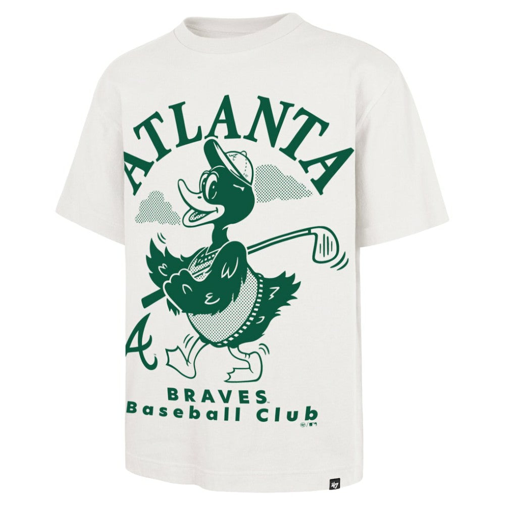 Cream Atlanta Braves '47 Strollin' Foundation T-Shirt