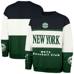 Green New York Mets '47 Tee Up Maximalist Fleece Sweatshirt