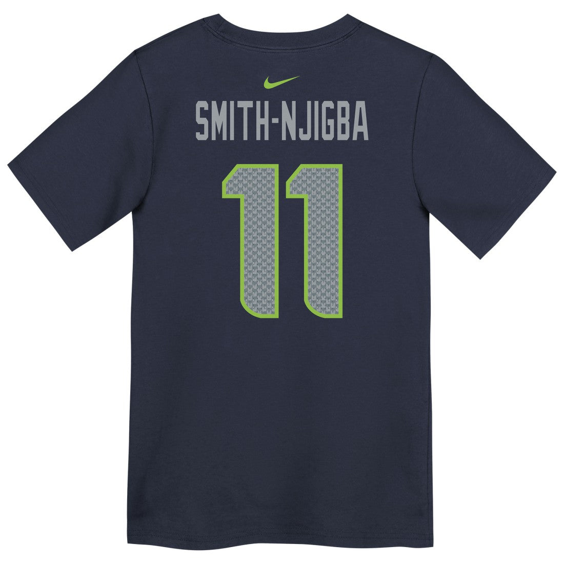 Jaxon Smith-Njigba  Preschool Super Bowl LX Patch Name & Number T-Shirt - Seattle Seahawks T-shirts