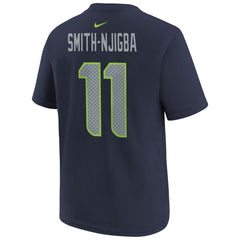Jaxon Smith-Njigba  Youth Super Bowl LX Patch Name & Number T-Shirt - Seattle Seahawks T-shirts