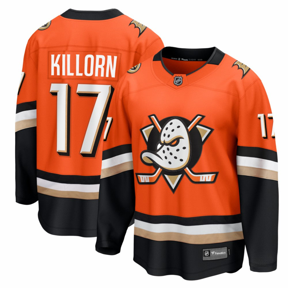 NHL Alex Killorn Anaheim Ducks Fanatics Home Breakaway Jersey