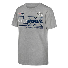 Youth Super Bowl LX Roster T-Shirt - New England Patriots T-shirts
