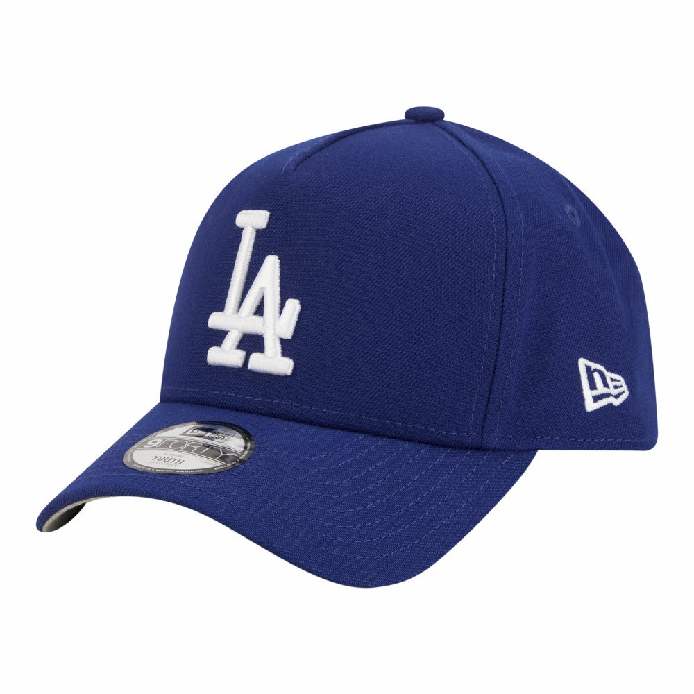 Royal Los Angeles Dodgers New Era Youth 9FORTY A-Frame Adjustable Hat
