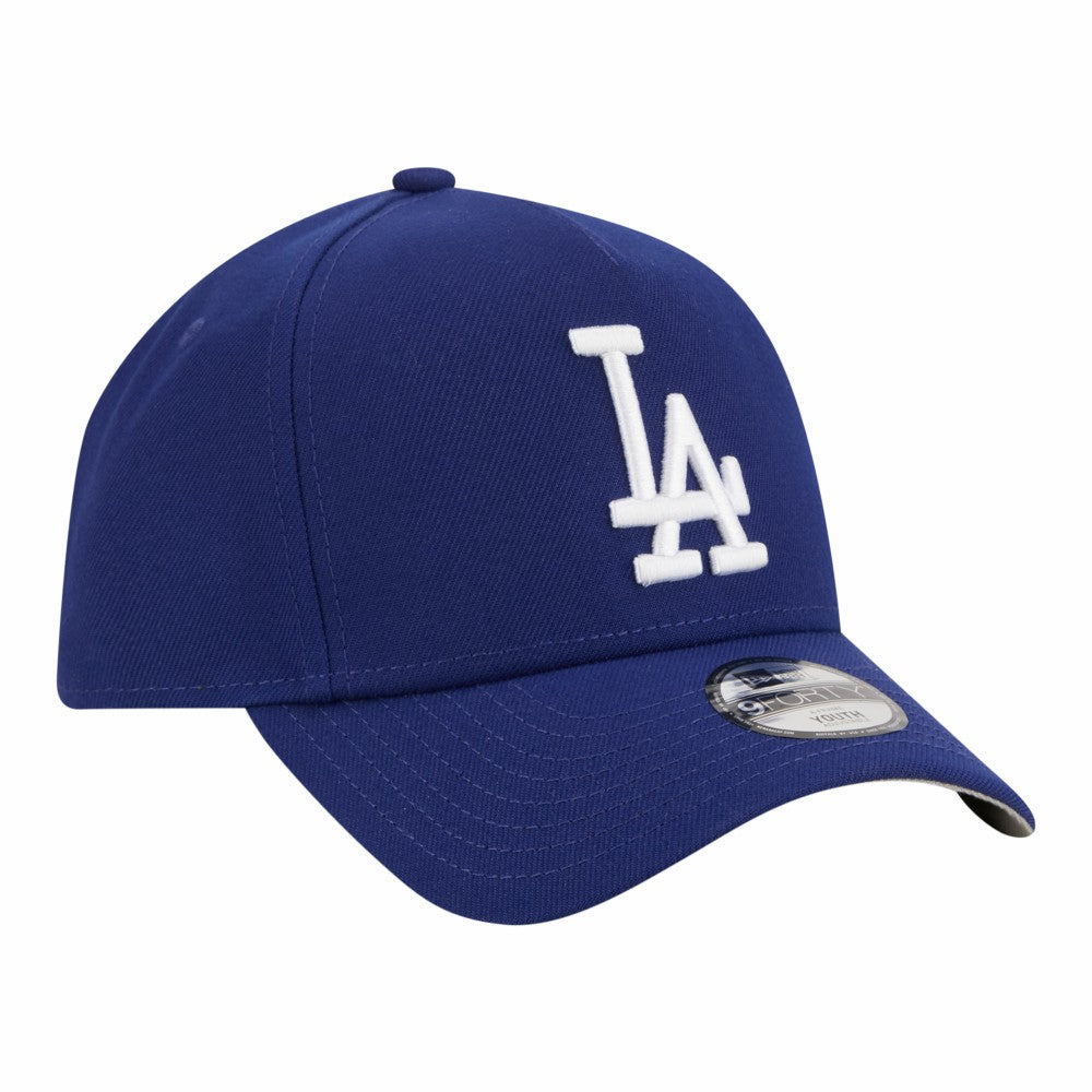 Royal Los Angeles Dodgers New Era Youth 9FORTY A-Frame Adjustable Hat