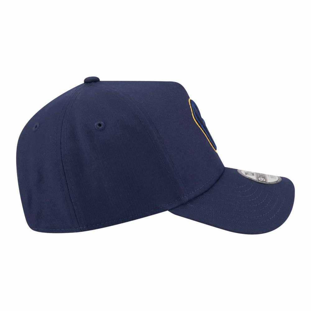 Navy Milwaukee Brewers New Era Youth 9FORTY A-Frame Adjustable Hat