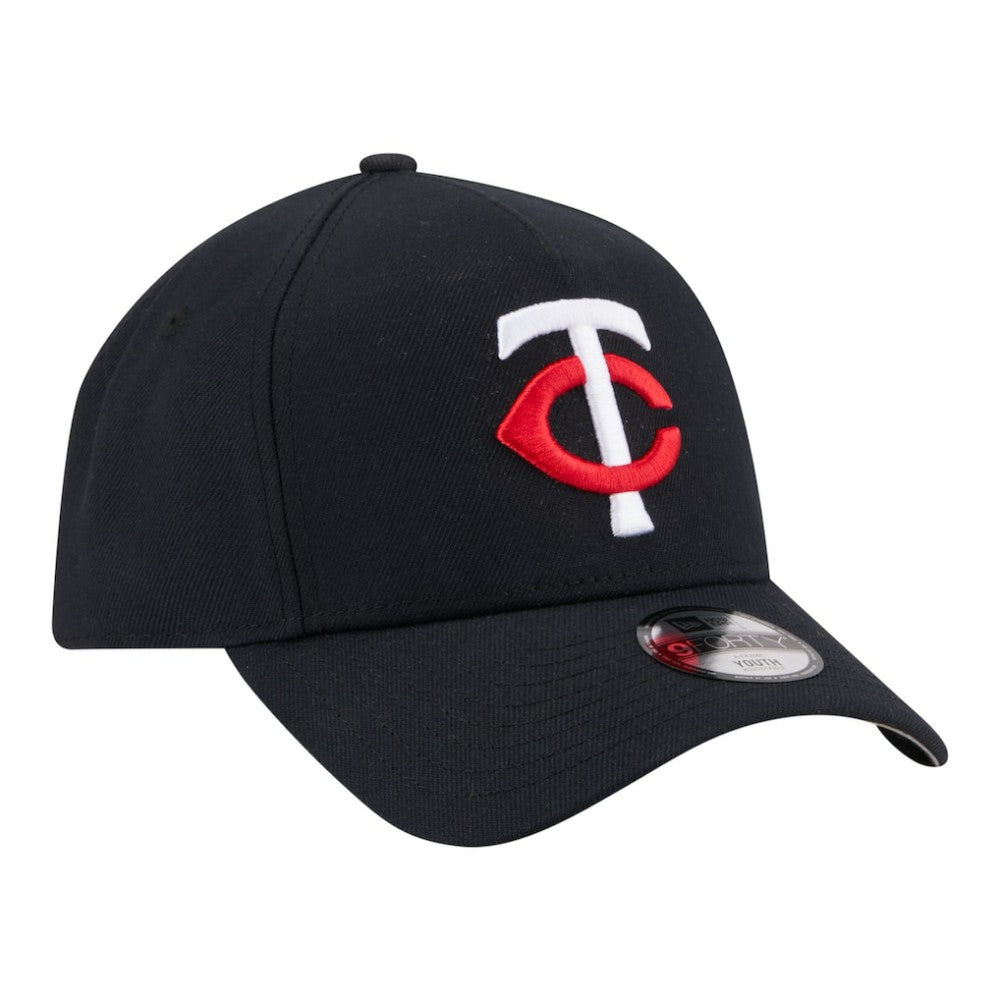 Navy Minnesota Twins New Era Youth 9FORTY A-Frame Adjustable Hat