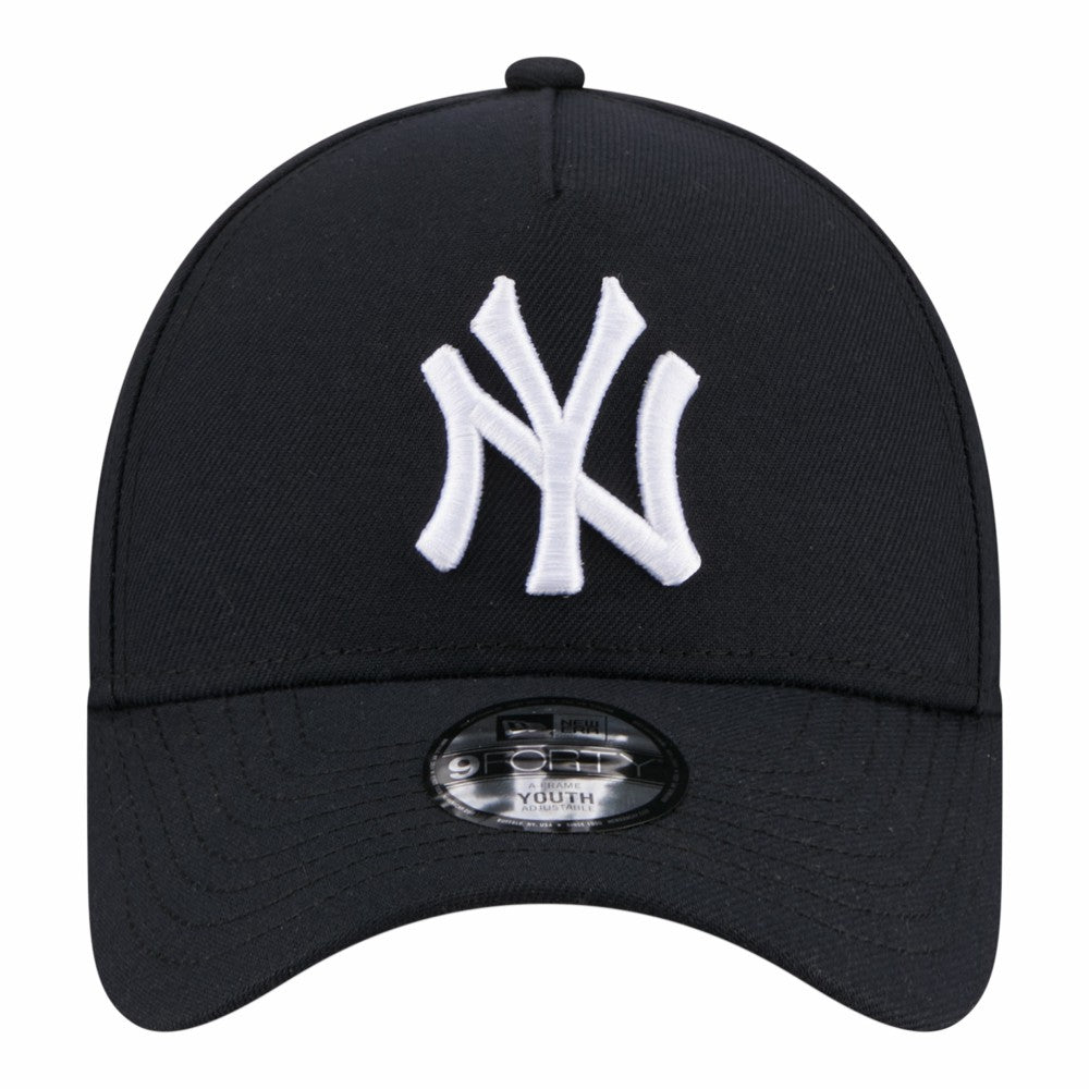 Navy New York Yankees New Era Youth 9FORTY A-Frame Adjustable Hat